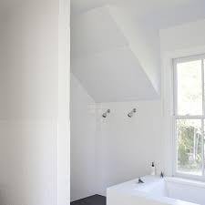 I would love to install horizontal nickel gap paneling on the walls, and sloped ceilings, but am debating whether to add it on the flat ceiling par. 15 Attic Bathrooms To Inspire Your Next Renovation