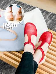 Leave shoes in dyebath from 10 minutes up to one hour. Shoe Makeovers I M Dyeing