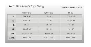 Hand Picked Nike T Shirt Size Chart India 2019