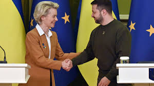 Zelenskyy welcomes the EU to his turf — and makes a case for membership –  POLITICO