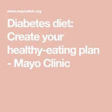 Diabetes Diet Create Your Healthy Eating Plan Mayo Clinic Diabetic Diet Diabetic Diet Meal Plan Diabetic Meal Plan