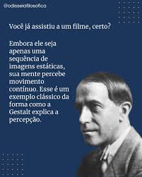 ✨ A Gestalt nasceu como uma revolução dentro da Psicologia. No final do  século XIX, quando os estudos estavam presos a medidas objetivas de  estímulo e resposta, Wertheimer, Köhler e Koffka ousaram