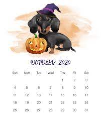 Free Printable 2020 Cute Dog Calendar The Cottage Market Dog Calendar October Calendar Calendar Printables