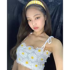 Blackpink's jennie is known for her stunning bod and impeccable style so isn't it time we collected some of her sexiest looks in one place? Blackpink Jennie Daisy Flower Lace Sexy Vacation Tank Top Shopee Philippines