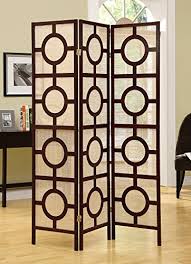 A folding screen was often decorated with beautiful art. Monarch Specialties Frame 3 Panel Circle Design Folding Screen Cappuccino Buy Online In Guyana At Guyana Desertcart Com Productid 9026748