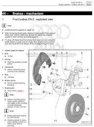 Audi A4 B8 2008 2015 Factory Repair Manual Factory Manual