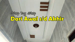 Bisa rumah biasa atau rumah adat berbagai daerah. Proses Pembuatan Plafon Teras Depan Rumah Minimalis Eps77 Youtube