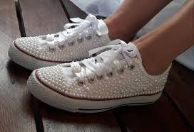 Shop with afterpay on eligible items. Bridal Sneaker Wedding Converse Bridal Converse Wedding Etsy