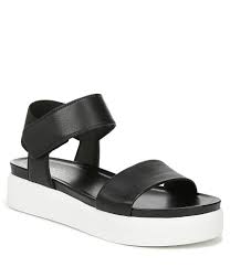 A different kind of classic. Franco Sarto Kana Leather Platform Wedge Sandals Dillard S