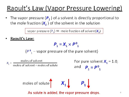 Mathematically, raoult's law equation is given by the following formula. Chapter 12 Ch 12 Page 520 1 Colligative