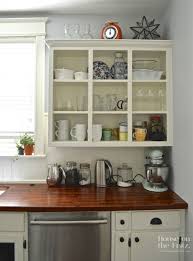 An Old Kitchen Gets A New Look For Less Than 1 500 Hooked On Houses Upper Kitchen Cabinets Old Kitchen Cabinets Vintage Kitchen