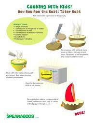 Recipes Potato Boat Speakaboos Worksheets Potato Boats Pictures Of Food Items Food Coloring Pages