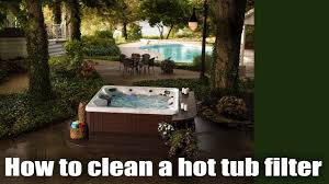 Hot Tub Tutorial How To Clean A Hot Tub Filter Youtube
