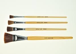 Artist brushes 1/4,3/8,&1/2 stroke royal brushes camel & ox hair. Mack Series 5170 Camel Hair Lacquering Brush Mack Signwriting Brushes Mack Brushes Branded Products