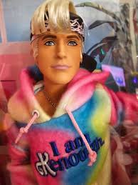 Ken Doll Wearing “I Am Kenough” Hoodie