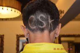 Hair Tattoo For A Chennai Super King Fan Chennai Super Kings Hair Tattoos Hair Styles