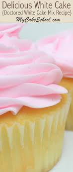 There are 3 main types of mixes that betty crocker makes, so i've. White Cake Doctored Box Mix My Cake School