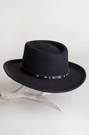 Quincy Crushable Wool Waterproof Gambler Hat Overland Gambler Hat Western Hat Styles Unique Leather Jacket