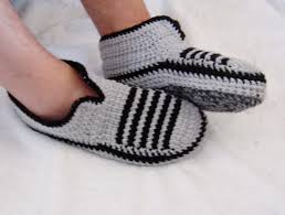Knitted Slippers For Him And Her Raiders Slippers Football Etsy Ireland