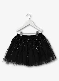 Kids Black Sequin Party Tutu Skirt 3 14 Years Tu Clothing