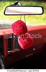 Check spelling or type a new query. Fuzzy Mirror Dice Fuzzy Red Dice Hanging On The Rearview Mirror Of A 69 Monte Carlo Canstock