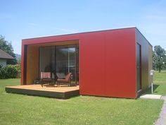 Mikrohaus Osterreich Modulhaus Ab 28 Qm Wohnflache Mit Dachterrasse Zu Kaufen Ab Ca 36 500 Inkl Bad Haus Minihaus Micro Haus