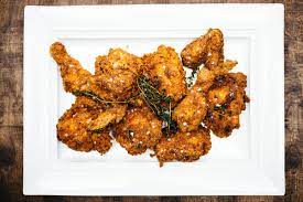 Spicy Buttermilk Fried Chicken The Taste Sf Fried Chicken Making Fried Chicken Super Bowl Snack Recipes