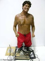 It is the david hasselhoff rescues spongebob and patrick scene: Busted Buffers On Twitter People Be Asking Where The Peter Sam Prop Is But No One Is Curious Where The David Hasselhoff Prop From The Spongebob Movie Is After It Was Sold