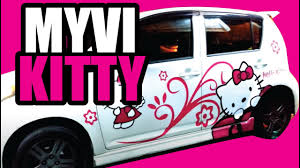 Daily jdm videos want more jdm? Myvi Hello Kitty Custom Sticker Youtube