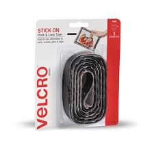 The velcro brand heavy duty range blends into the walls. Velcro Brand 25mm X 1m Black Stick On Hook And Loop Tape