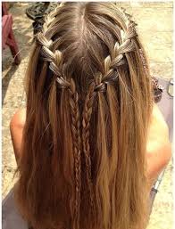 Summer Waterfall Braids Hair And Beauty Tutorials Sac Orgusu Sac Orgu Sac Modelleri