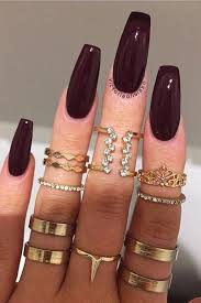 Disney nails hollaween nails xma nails pink wedding nails nails maroon jamberry nails ideas. 25 Photos Of Burgundy Nail Designs For A Very Chic Winter