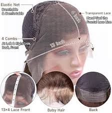 Amazon.com : PLAASET 28 inch Chocolate Brown Lace Front Wig Human Hair 13x4  HD Brown Wig Human Hair Colored Body Wave Lace Front Wigs Human Hair Pre ...