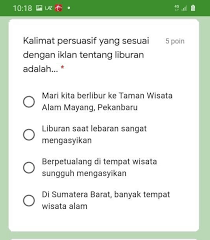 Kalimat persuasif merupakan kalimat yang berisi ajakan kepada orang lain untuk melakukan sesuatu yang kita inginkan. Xggklw9uazufgm