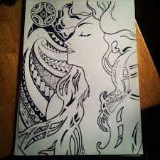 One of the most interesting facts about this tattoo is that hawaiian tribal tattoo meanings vary according to its symbolic designs. Alphonse Mucha Art With Polynesian Tribal Polynesian Art Tribal Drawings Hawaiian Tribal