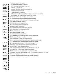 The law of attraction techniques and. 75 Powerful Abundance Affirmations For Prosperity The How To Mom