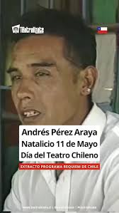 Hoy celebramos un nuevo #dianacionaldelteatro, en conmemoración del  natalicio de nuestro querido Andrés Pérez Araya ❤️💜, Y la mejor manera de  celebrar es presentando "LA NEGRA ESTER"✨️🎭, Acompáñanos ...
