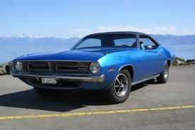 Image result for Bright Blue 1970 Barracuda