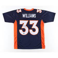 Javonte Williams Signed Jersey Beckett Hologram Pristine Auction