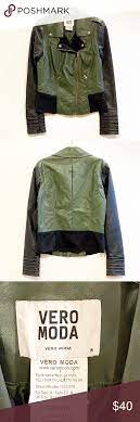 Asos Vero Moda Faux Leather Jacket Size M Faux Leather Jackets Clothes Design Leather Jacket