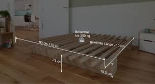 Der eine (big nugget) steht für neue größe, der andere (flexibus) für fast grenzenlose flexibilität Bett Metallfrei Mit Variabler Breite Aus Buche Multiplex Tojo V