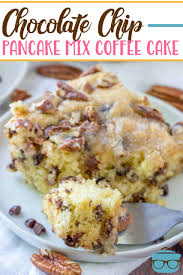You can add them as fresh or dried herbs also make these biscuits with pancake mix tasted extremely well. Chocolate Chip Pancake Mix Coffee Cake The Country Cook