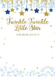 Twinkle Twinkle Little Star Baby Shower Invitation In 2020 Star Baby Shower Invitations Twinkle Twinkle Baby Shower Star Baby Shower Theme