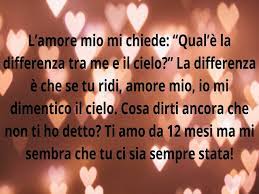 365 giorni di noi, di tutto ciò che abbiamo sopportato e passato, un anno di sorrisi, di risate e di coccole ma anche di pianti e momenti difficili. Frasi E Immagini Per Il Mesiversario 145 Frasi D Amore Per Festeggiare Aforismi E Citazioni