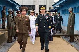 Comparative military ranks of korea refer to the ranks and insignia maintained by the three primary military powers present on the korean peninsula, those being the republic of korea armed forces (south korea), the korean people's army of the democratic people's republic of korea. North And South Korean Military Hold Talks Ahead Of Leadership Summit Foreign Brief