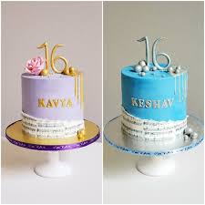 Having twins is a double blessing; Cake D Arte 16th Birthday Cakes For Twins Both Of Them ÙÛØ³Ø¨ÙˆÚ©
