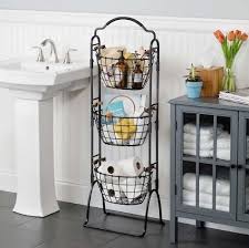 Storage Baskets Fruit Basket Floor Stand Kitchen Bathroom Organizer Multi Use Tinyshamrockus Diy Bathroom Storage Small Bathroom Storage Small Bathroom Decor