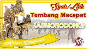 Watak tembang asmaradana terdapat pada lirik lirik tembang, sehingga setiap tembang memiliki watak yang berbeda beda. Syair Lirik Tembang Macapat Asmorodono Youtube