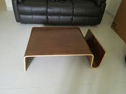 A flexible side table that stores your magazines while providing a surface for a cup of coffee or an extra seat. Offi Scando Bent Plywood Coffee Table Gw002 Plywood Coffee Table Coffee Table Table