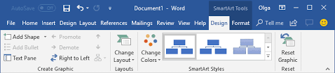 Using The Organizational Chart Tool Microsoft Word 2016